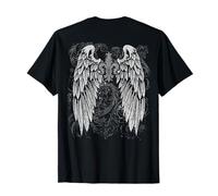 Grunge Wings Angel on Back y2k 2000s Goth Vintage Harajuku T-Shirt