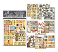 Grungy Tags Lot de 10 autocollants mixtes Ciao Bella