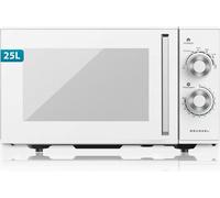 Grunkel Four à micro-ondes avec/sans gril, 205 litres, 900W + 1000W gril 20MG 5-6 niveaux de puissance, 3 modes de combinaison, minuterie 30 min, couleur White (sans gril)