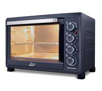 Grunkel Four électrique multifonction de bureau de 38 l avec 3 fonctions de chaleur et sélecteur de température jusqu'à 230 °C. Minuterie jusqu'à 60 min - 2000 W