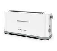 Grunkel - Grille-pain TS-40EASYTOAST - Dispose de 7 niveaux de grillage, plateau ramasse-miettes et range-câbles - 980 W - Blanc