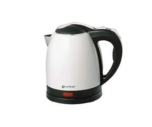 Grunkel - HV-15 BLX - Bouilloire électrique avec indicateur de finition éclairage LED, puissance pour ébullition rapide à haute vitesse, avec filtre à bouche, sans BPA - 1,5 l