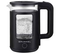 Grunkel HV-18CWPNG bouilloire 1,8 L 1500 W Noir et Transparent
