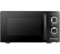 Grunkel - Micro-ondes de 20 litres et 700W de puissance avec 5 et 6 niveaux de puissance et minuterie de 60minutes (No Grill noir)