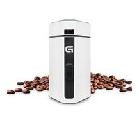 Grunkel - Moulin à café électrique MO-150BL avec capacité de 50 g, lames en acier inoxydable - Convient pour les noix et les épices - Blanc