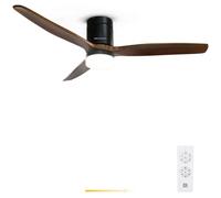Grunkel SKYWIND-52WN ventilateur Noir et Marron