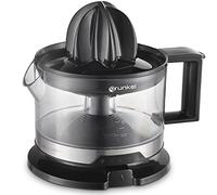 Grunkel XP-545NG Presse-agrumes électrique avec deux cônes interchangeables, régulateur de pulpe 5 niveaux, double rotation, carafe amovible de 500 ml, amovible pour un nettoyage facile, 40 W