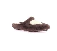 GRUNLAND Chaussures femme extra légères en microfibre Baskets Slipon Freewalk Simili cuir et tissu, anthracite, 41 EU