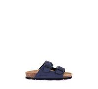 GRUNLAND Junior CB0714 multiprise en Eco-Suede à double boucle, bleu, 29 EU