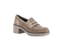 Grunland Mocassin en daim avec talon large | ROLA SC4645, taupe, 37 EU