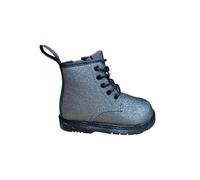 GRUNLAND NILL PP0477 gris anthracite fille chaussure amphibie lacets zip tissu, anthracite, 22 EU