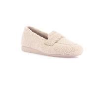 Grunland Pantoufle en peluche style mocassin | TEXI PA1271, beige, 37 EU