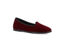 Grunland Pantoufle en velours minimal | TIKA PA1279, Vin., 40 EU
