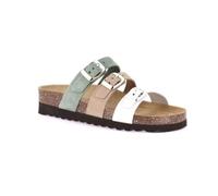 Grunland Pantoufle Multicolore à Trois Brides | Hola CB1821 Beige-Multi 38