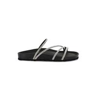 Grunland Pantoufles à Brides Strass | SARA CB0836 Nero-Nero 37