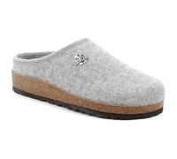 Grunland SARA CB0169 Chaussons pour Femmes Gris cendré Semelle Feutre Laine 38