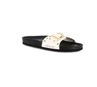 Grunland Sara CB0789 Pantoufle monoface avec rivets, Blanc, 40 EU