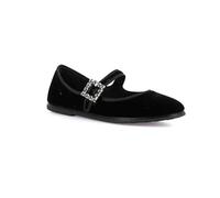 Grunland Tika Pa1278 Pantoufle Ballerine Type Mary Jane Tissu Femme Automne/Hiver, Noir , 37 EU