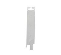 Grunwerg Gaine transparente pour lame de couteau avec attaches en plastique, 50 x 223 mm