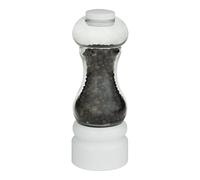 Grunwerg Gmill Moulin à sel ou à poivre, plastique, blanc