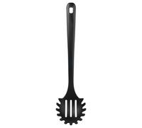 Grunwerg Greenworks Cuillère à spaghetti en PET, 35 cm, noir, lavable au lave-vaisselle, antiadhésive