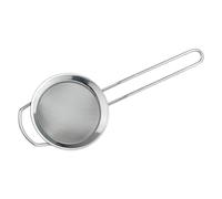 Grunwerg Passoire à mailles fines avec bord et poignée polis, argentée, 4 pouces, 10 cm de diamètre, Argenté