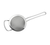 Grunwerg Passoire à mailles fines avec bord poli et poignée, argent, diamètre 12 cm