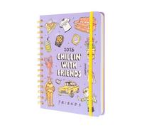 Grupo Erik - Agenda Annuel Semainier 2026 Friends | Agenda 2026 A5, Fournitures de Bureau