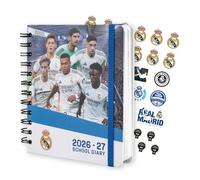 Grupo Erik - Agenda Scolaire 2026 2027 Journalier, Agenda Real Madrid 2026 2027 | 1 Jour par Page, Fournitures Scolaires Enfant