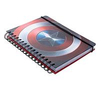 Grupo Erik - Agenda Scolaire 2021 2022 Marvel - Captain America | Agenda Semainier A5 d'Août à Juillet | Agenda Spirale 14,8 x 21 cm | Agenda Etudiant 2021 2022