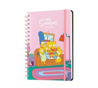 Grupo Erik - Agenda Scolaire Semainier 2025 2026 Les Simpson | Agenda 2025 2026 A5, Papeterie Ado, Fournitures Scolaires