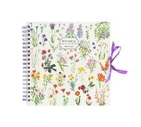 Grupo Erik - Album Photo Scrapbooking Botanical Wild Flowers - 40 Pages, Vierge, Traditionnel avec Couverture Rigide - 10 x 15 cm