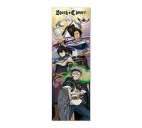 Grupo Erik Poster Black Clover - 20,8 x 62,2 pouces / 53 x 158 cm - Expédié enroulé - Affiches et impressions - Affiches et impressions - Affiches de porte