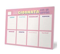 Grupo Erik - Bloc Notes A3 Italien Carouge, Semainier | Sous-Main Bureau, Planner Hebdomadaire | Papeterie de Bureau, To Do List, Blocs Mémo, Fournitures Scolaires