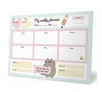 Grupo Erik - Bloc Notes A3 Semainier Pusheen Foodie Collection | Sous-Main Bureau, Planner Hebdomadaire | Papeterie de Bureau, Fournitures Scolaires, Organisateur de bureau