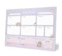 Grupo Erik - Bloc Notes A3 Semainier Pusheen | Sous-Main Bureau, Planner Hebdomadaire | Papeterie de Bureau, Fournitures Scolaires, Organisateur de bureau