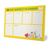 Grupo Erik - Bloc Notes A4 BT21, Semainier | Sous-Main Bureau, Planner Hebdomadaire | Papeterie de Bureau, To Do List, Blocs Mémo, Fournitures Scolaires