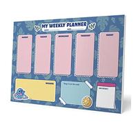 Grupo Erik - Bloc Notes A4 Disney, Lilo & Stitch, Semainier | Sous-Main Bureau, Planner Hebdomadaire | Papeterie de Bureau, To Do List, Blocs Mémo, Fournitures Scolaires