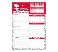 Grupo Erik - Bloc Notes A5 Snoopy, Planning Journalier | Daily Planner, To Do List, Papeterie de Bureau, Planificateur, Blocs Mémo, Fournitures Scolaires