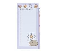 Erik Bloc-notes magnétique Pusheen - Liste de courses frigo, crayon, feuilles détachables 10 x 21 cm
