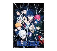 Poster - GRUPO ERIK - BLUE LOCK - 61 x 91,5 cm - Papier brillant - Décoration murale