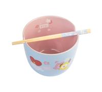 Grupo Erik | Bol Ramen BT21 1,4 L avec Baguettes | Cadeau Kawaii