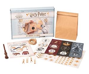 Grupo Erik CAD001 - Calendrier de l'Avent Harry Potter - Calendrier de l'Avent Vide - Calendrier de l'avent à remplir, calendrier de l'avent enfant avec sachets krafts et accessoires