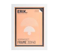 Grupo Erik - Cadre 30 x 40 cm Blanc, en Bois MDF | Cadre Affiche et pour Poster