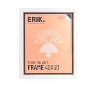 Grupo Erik - Cadre 40 x 50 cm Blanc, en Bois MDF | Cadre Affiche et pour Poster