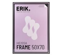 Grupo Erik - Cadre 50 x 70 cm Noir Mat, en Aluminium | Décoration Murale, Cadre pour Puzzle 50x70