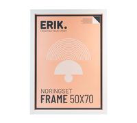 Grupo Erik - Cadre 50x70 Blanc, en Bois MDF | Cadre Affiche et pour Poster