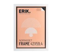 Grupo Erik - Cadre A2 Blanc, 42 x 59,4 cm, en Bois MDF | Cadre Affiche et pour Poster