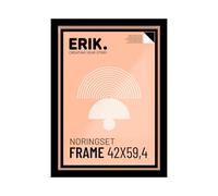 Grupo Erik - Cadre A2 Noir, 42 x 59,4 cm, en Bois MDF | Cadre affiche, cadre pour poster, cadre tableau