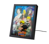 Grupo Erik - Cadre Lumineux Naruto - Cadre LED avec 3 modes d'éclairage, Alimentation USB, 20x28 cm | Deco Chambre Ado Fille, Décoration Lumineuse, LED Deco